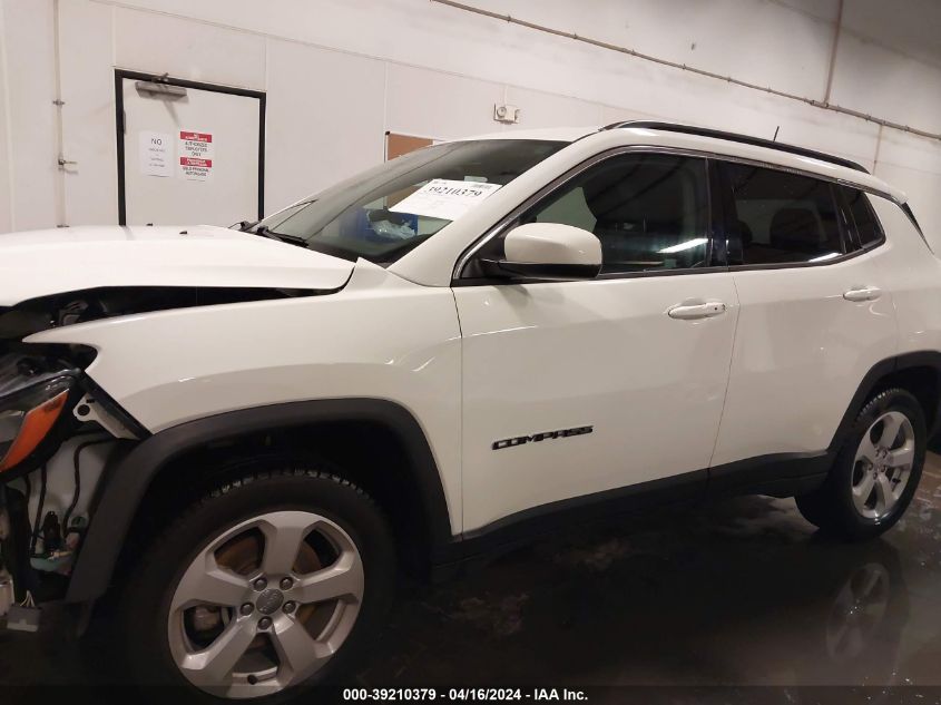 2018 Jeep Compass Latitude Fwd VIN: 3C4NJCBB3JT300607 Lot: 39210379