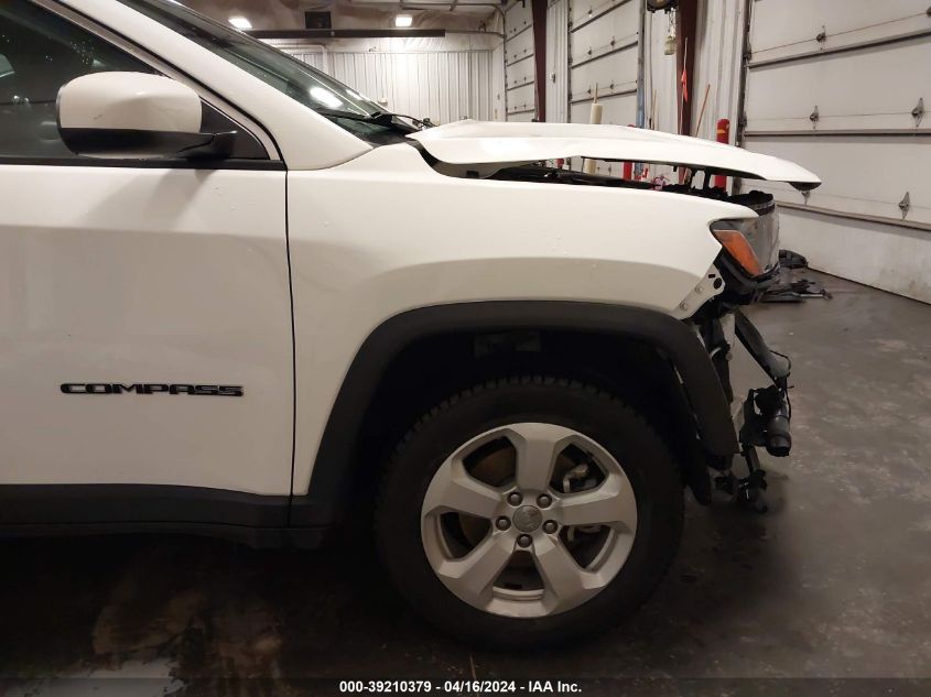 2018 Jeep Compass Latitude Fwd VIN: 3C4NJCBB3JT300607 Lot: 39210379