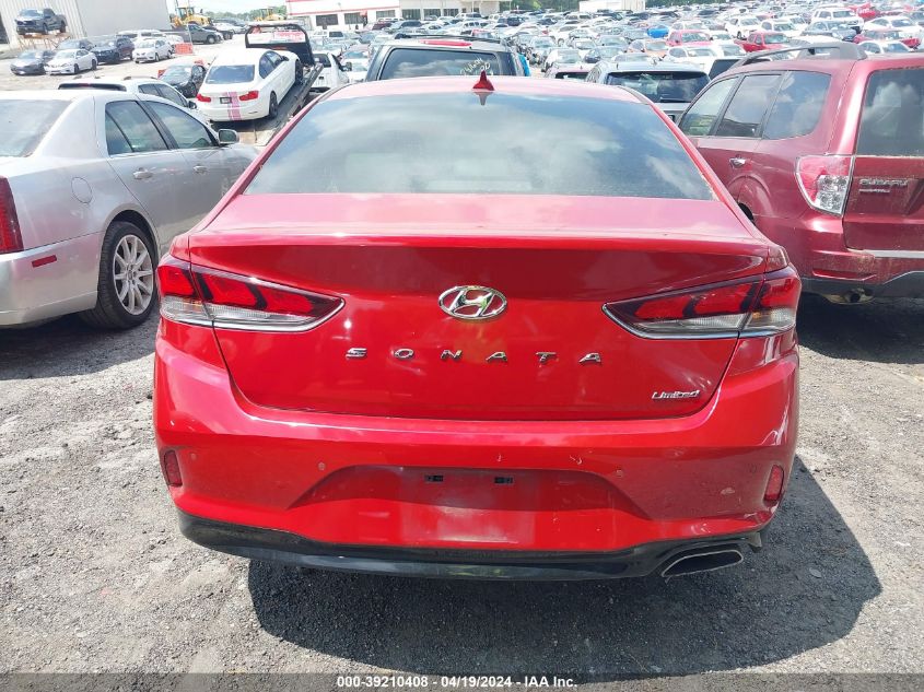 2018 Hyundai Sonata Limited VIN: 5NPE34AF9JH608921 Lot: 39210408