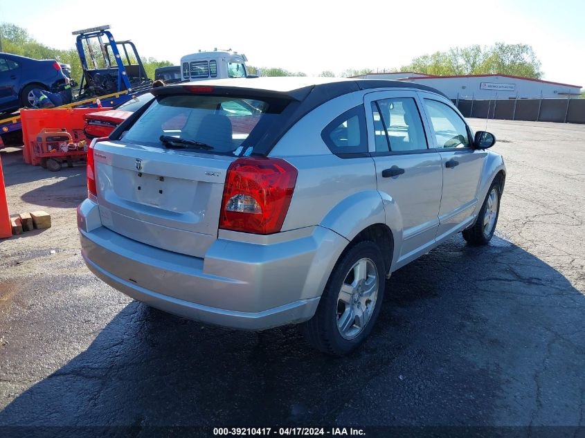 2007 Dodge Caliber Sxt VIN: 1B3HB48B97D315359 Lot: 39210417