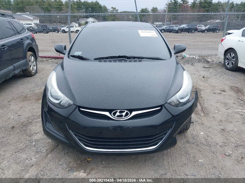 2016 Hyundai Elantra Se VIN: 5NPDH4AE8GH749752 Lot: 39210435