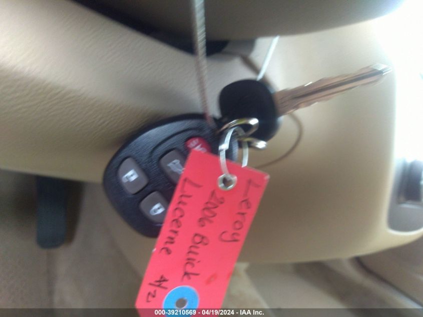 2006 Buick Lucerne Cxl VIN: 1G4HD57206U144804 Lot: 39210569