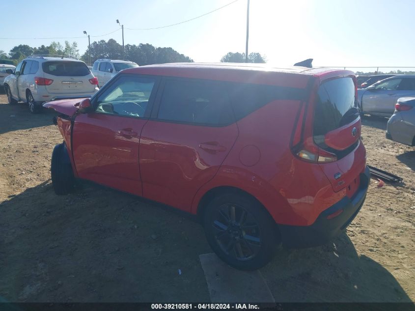 2020 Kia Soul Ex VIN: KNDJ33AU4L7715387 Lot: 39210581