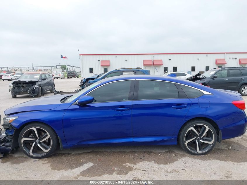 2018 Honda Accord Sport VIN: 1HGCV1F36JA213165 Lot: 39210583