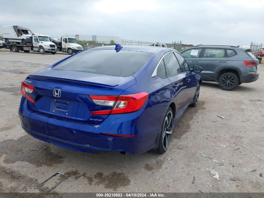 2018 Honda Accord Sport VIN: 1HGCV1F36JA213165 Lot: 39210583