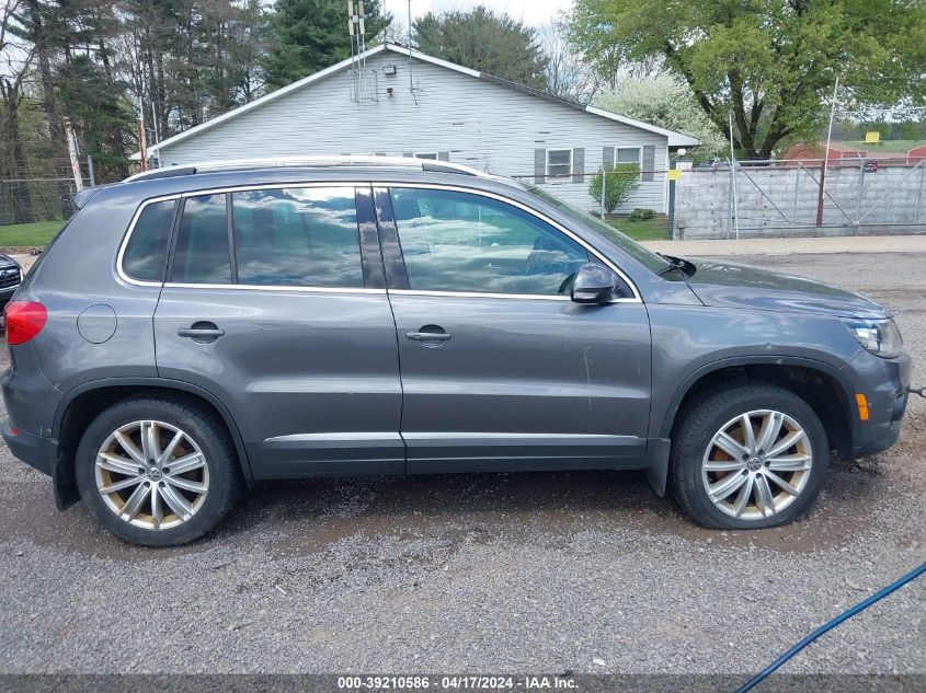 2016 Volkswagen Tiguan Se VIN: WVGBV7AX4GW560122 Lot: 39210586