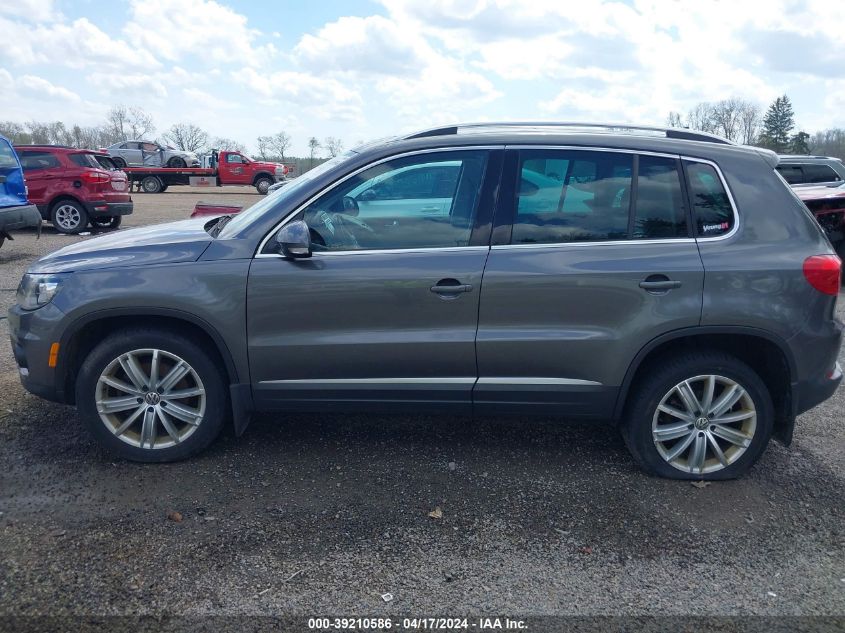 2016 Volkswagen Tiguan Se VIN: WVGBV7AX4GW560122 Lot: 39210586