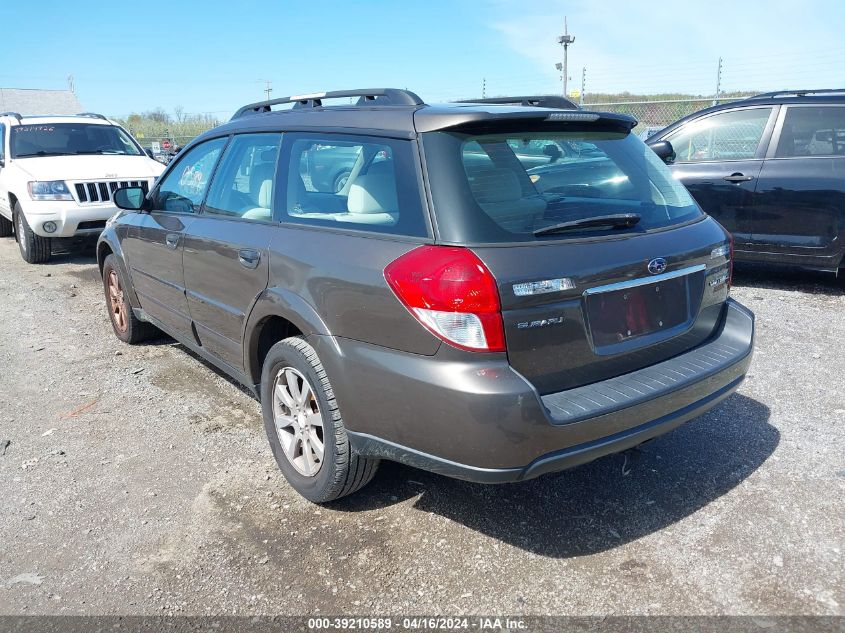 4S4BP60CX97340841 | 2009 SUBARU OUTBACK