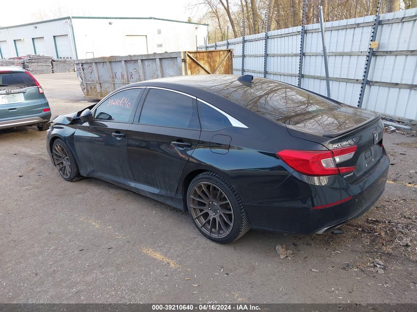 2018 HONDA ACCORD SPORT - 1HGCV1F3XJA033025