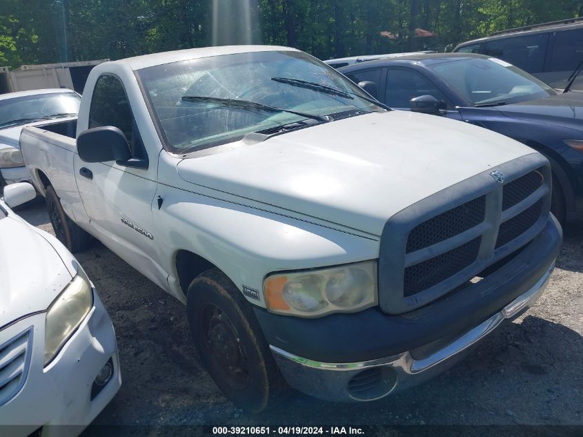 2005 Dodge Ram 2500 St VIN: 3D7KR26D25G831867 Lot: 39210651