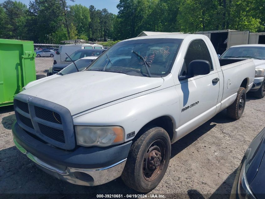 2005 Dodge Ram 2500 St VIN: 3D7KR26D25G831867 Lot: 39210651