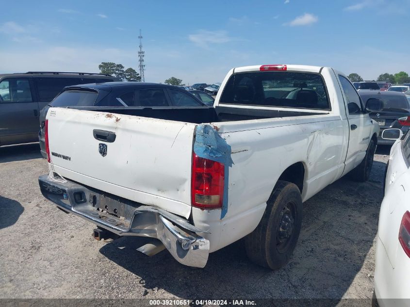 2005 Dodge Ram 2500 St VIN: 3D7KR26D25G831867 Lot: 39210651