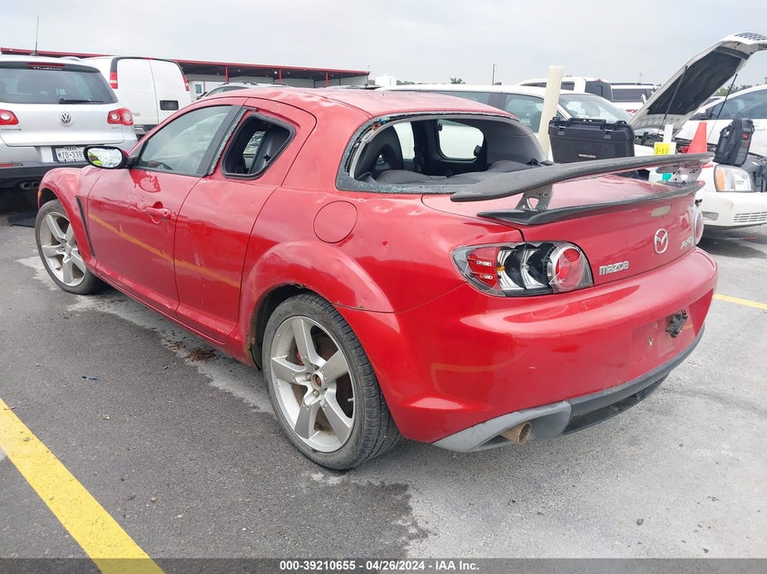 2004 Mazda Rx-8 Sport Automatic VIN: JM1FE17N140128210 Lot: 39210655