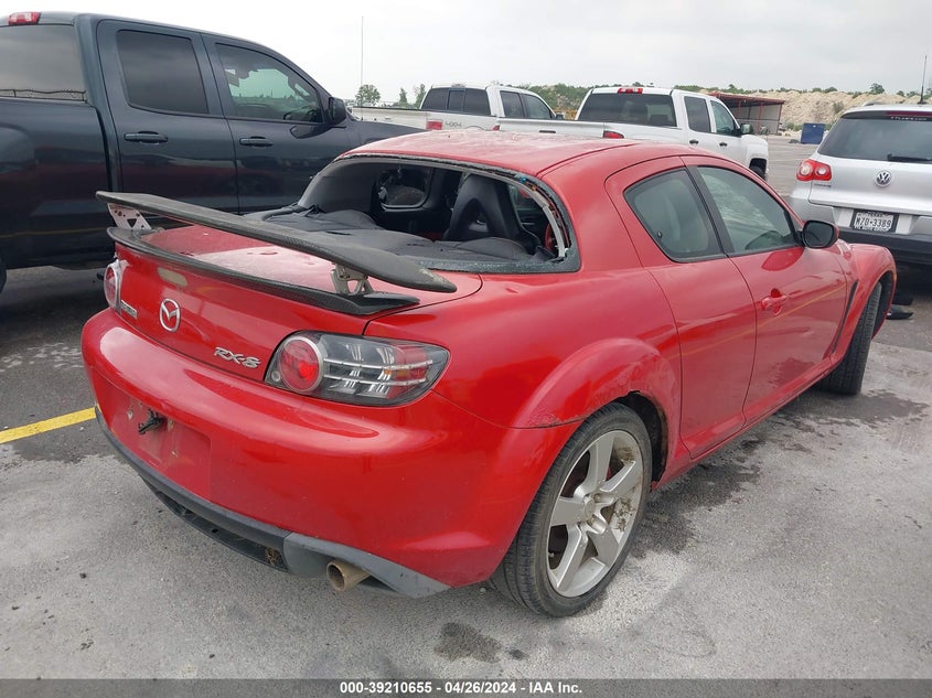 2004 Mazda Rx-8 Sport Automatic VIN: JM1FE17N140128210 Lot: 39210655