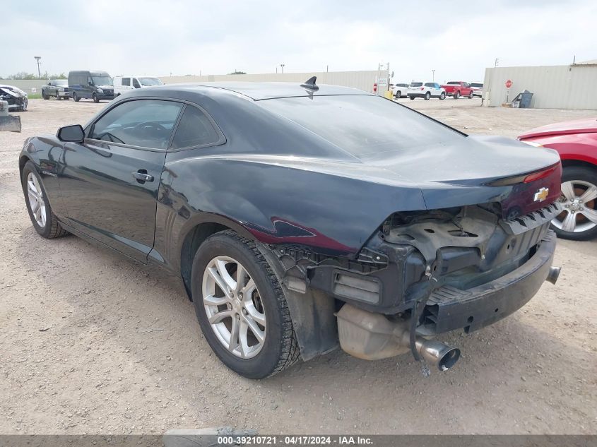 2014 Chevrolet Camaro 2Ls VIN: 2G1FA1E32E9262804 Lot: 39210721