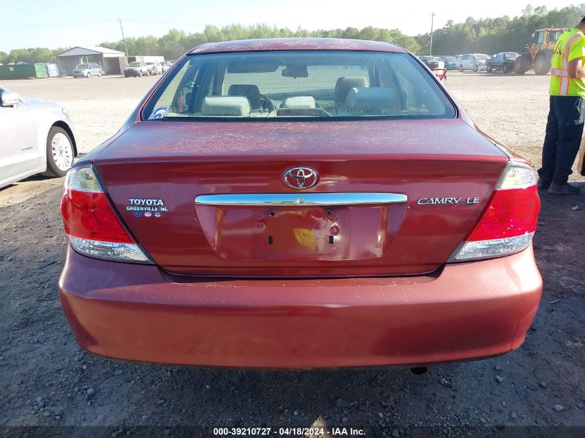 2005 Toyota Camry Le VIN: 4T1BE32K65U078501 Lot: 39210727
