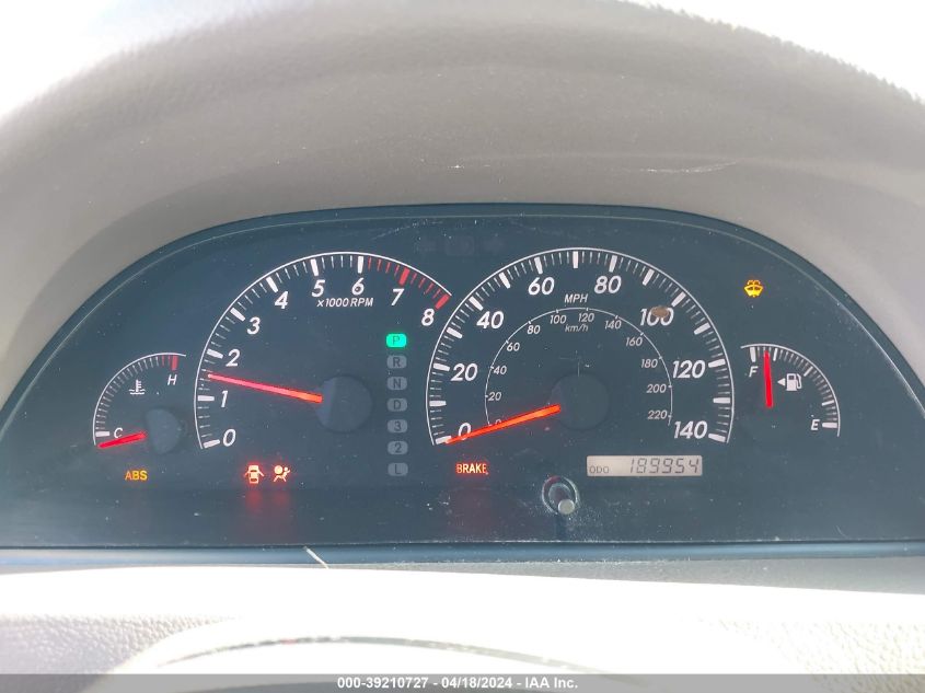 2005 Toyota Camry Le VIN: 4T1BE32K65U078501 Lot: 39210727