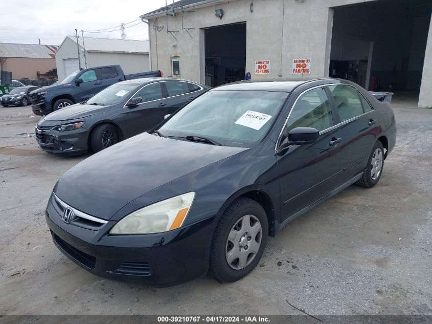 2007 Honda Accord 2.4 Lx VIN: 1HGCM56417A186663 Lot: 49374904