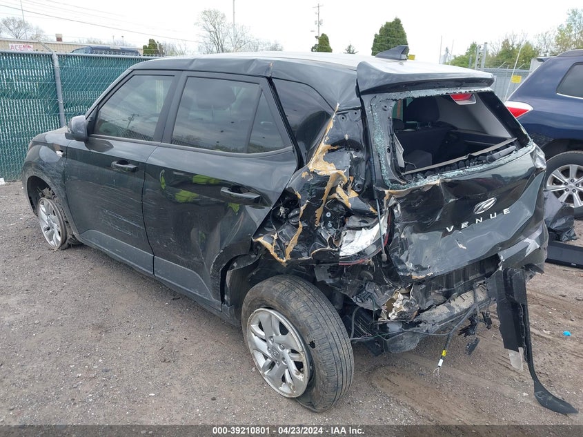 2022 Hyundai Venue Se VIN: KMHRB8A37NU196927 Lot: 39210801