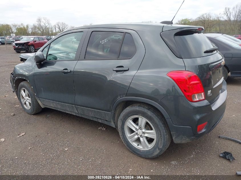 2019 Chevrolet Trax Ls VIN: 3GNCJKSB6KL373741 Lot: 39210826