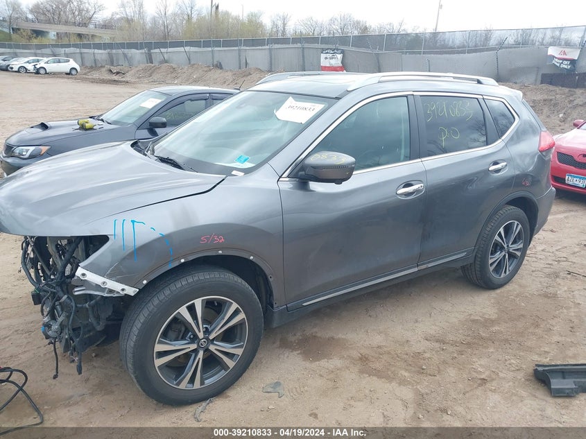 2017 Nissan Rogue Sl VIN: 5N1AT2MV7HC774457 Lot: 39210833