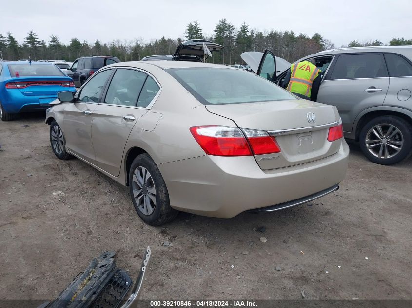 2015 Honda Accord Lx VIN: 1HGCR2F34FA265301 Lot: 39210846