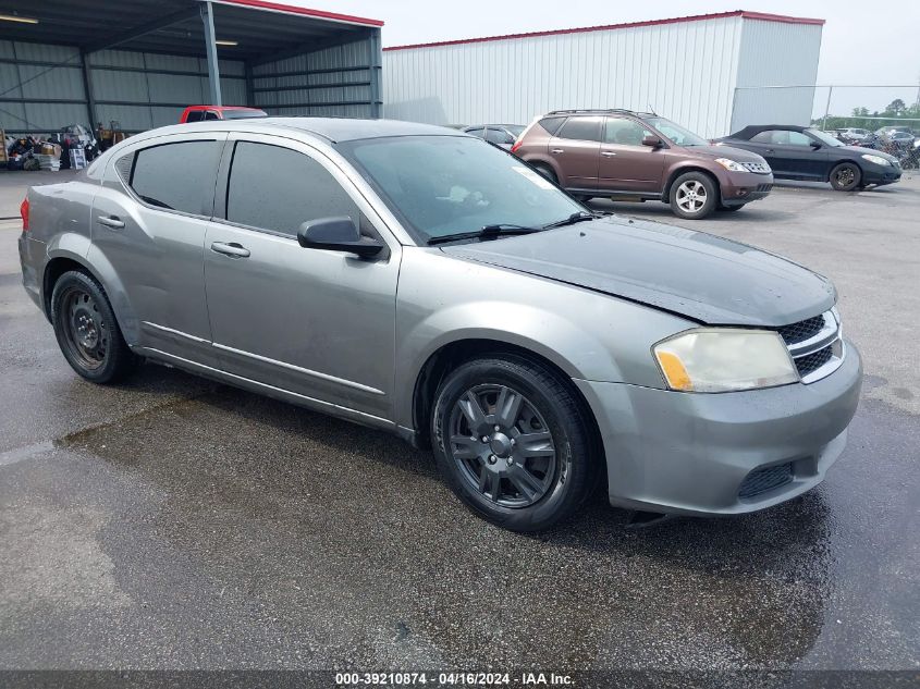 2012 Dodge Avenger Se VIN: 1C3CDZAB6CN285532 Lot: 39210874