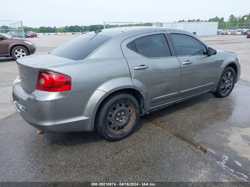 2012 Dodge Avenger Se VIN: 1C3CDZAB6CN285532 Lot: 39210874