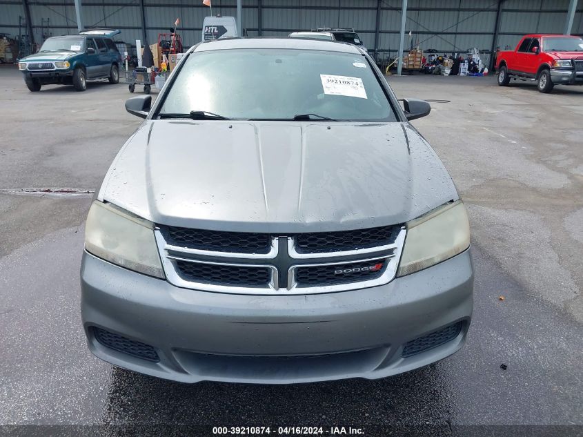 2012 Dodge Avenger Se VIN: 1C3CDZAB6CN285532 Lot: 39210874