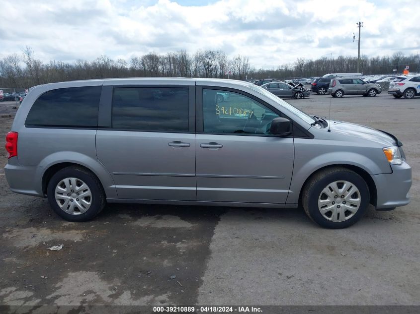 2016 Dodge Grand Caravan Se VIN: 2C4RDGBG7GR401091 Lot: 39210889