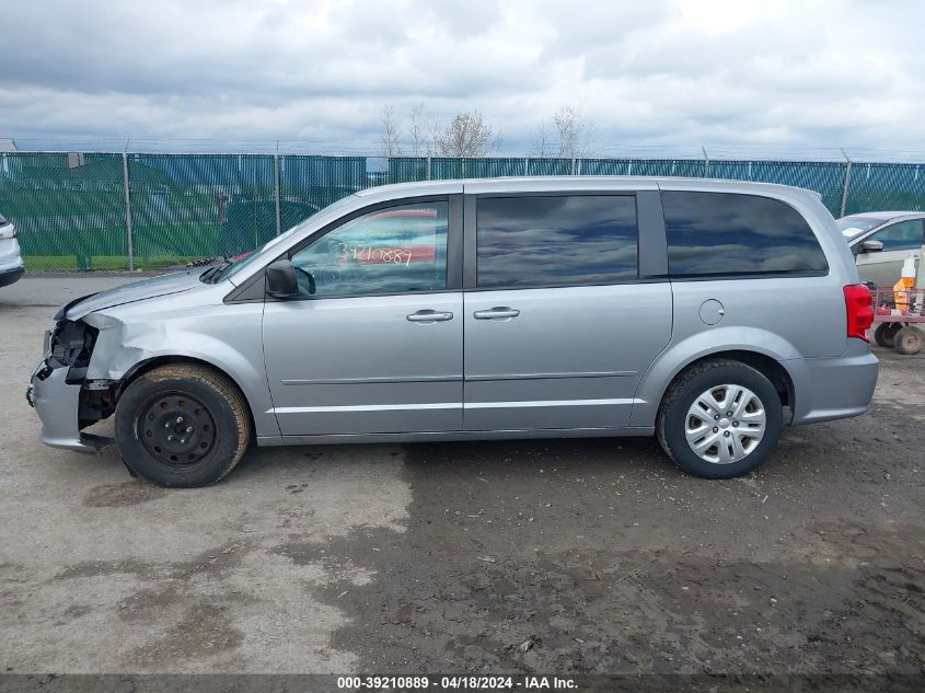 2016 Dodge Grand Caravan Se VIN: 2C4RDGBG7GR401091 Lot: 39210889