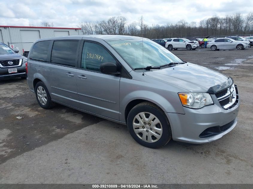 2016 Dodge Grand Caravan Se VIN: 2C4RDGBG7GR401091 Lot: 39210889