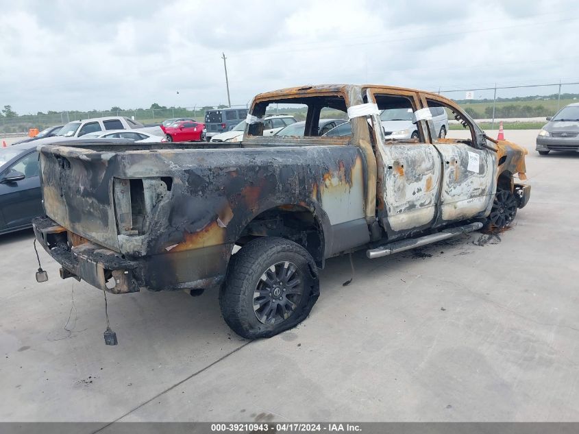 2018 Nissan Titan Xd Pro-4X Diesel VIN: 1N6BA1F40JN528306 Lot: 39210943