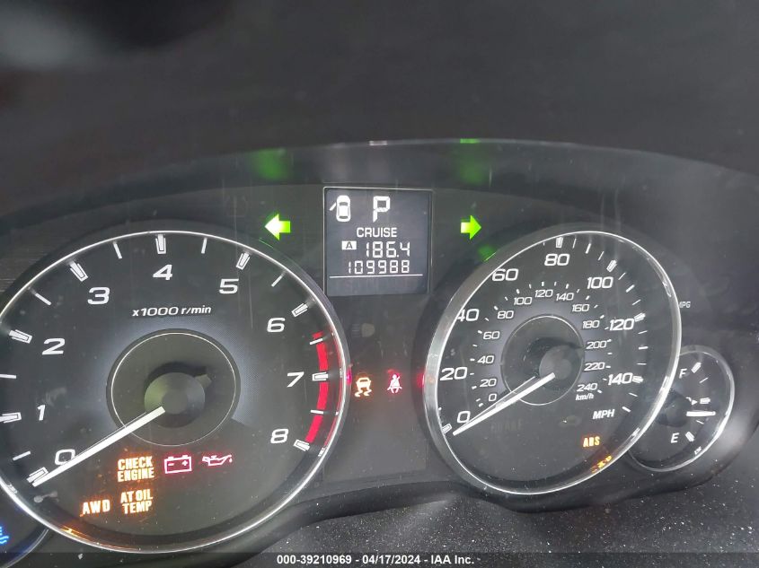 2012 Subaru Outback 2.5I Premium VIN: 4S4BRBCC6C3243956 Lot: 39210969