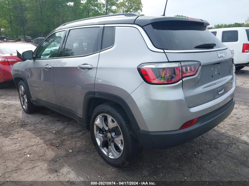 VIN 3C4NJCCB3LT108184 2020 JEEP COMPASS LIMITED FWD