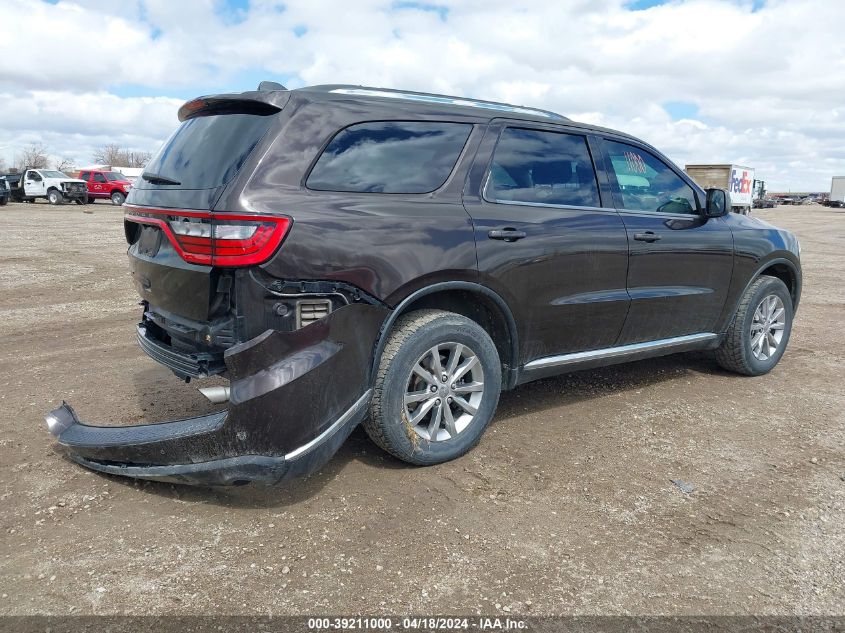 2017 Dodge Durango Sxt Awd VIN: 1C4RDJAG6HC824026 Lot: 39211000