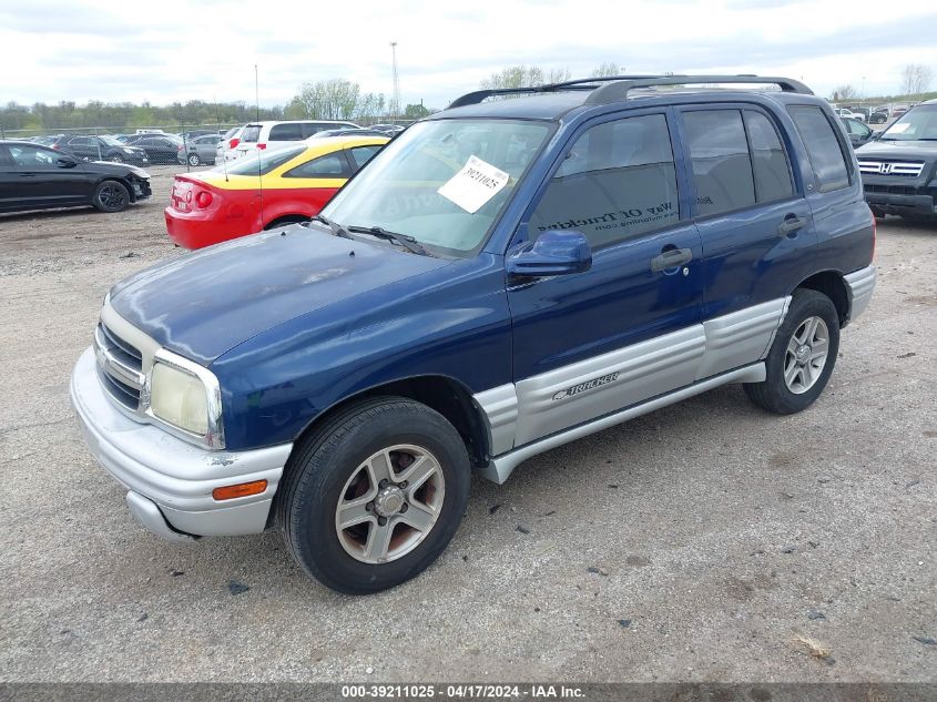 2002 Chevrolet Tracker Hard Top Lt VIN: 2CNBE634426909800 Lot: 39211025