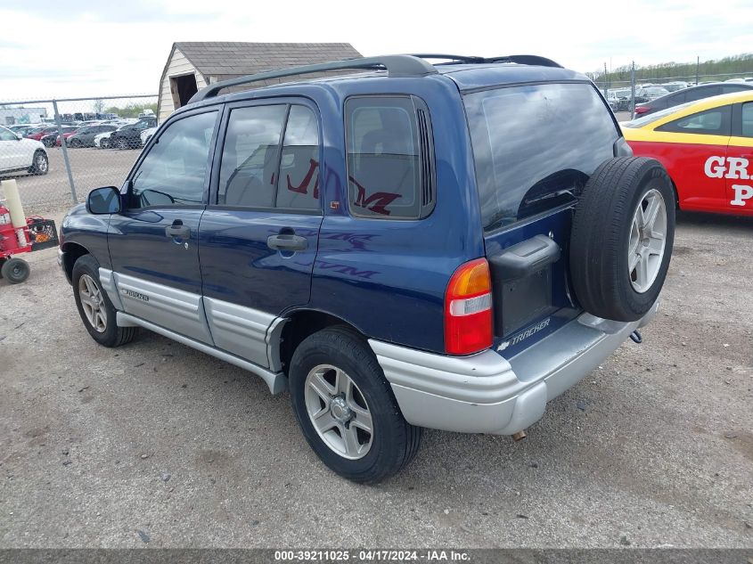 2002 Chevrolet Tracker Hard Top Lt VIN: 2CNBE634426909800 Lot: 39211025