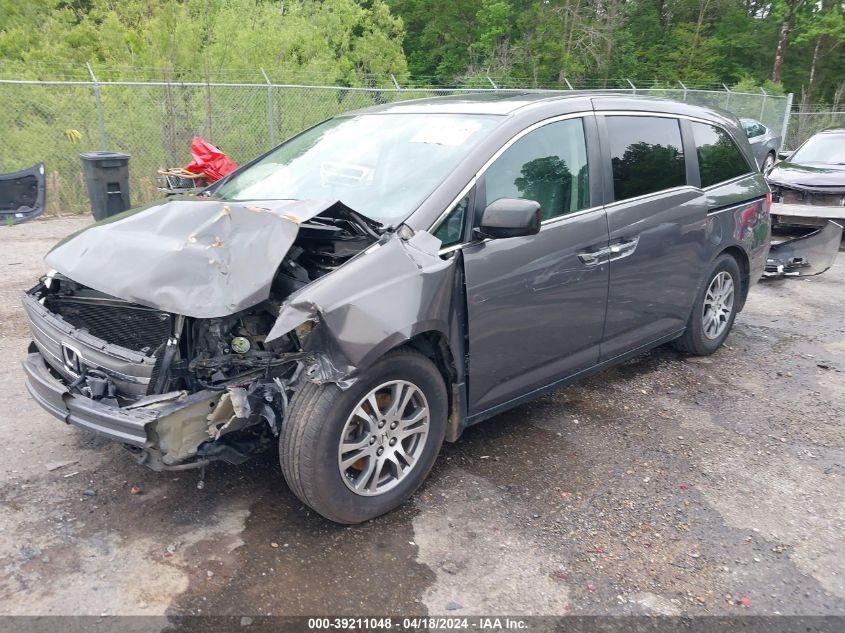 2013 Honda Odyssey Ex-L VIN: 5FNRL5H68DB078070 Lot: 39211048