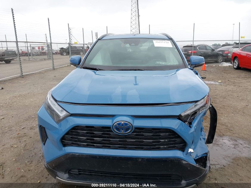 2022 Toyota Rav4 Se Hybrid VIN: 4T3T6RFV2NU081508 Lot: 39211110