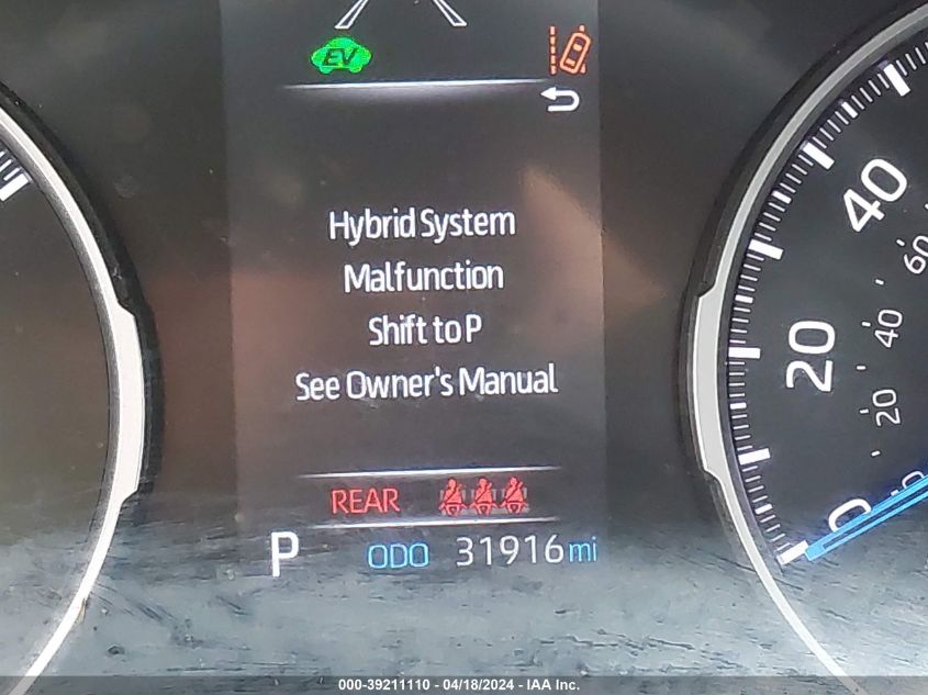 2022 TOYOTA RAV4 SE HYBRID - 4T3T6RFV2NU081508