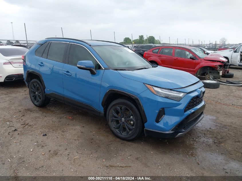 2022 Toyota Rav4 Se Hybrid VIN: 4T3T6RFV2NU081508 Lot: 39211110