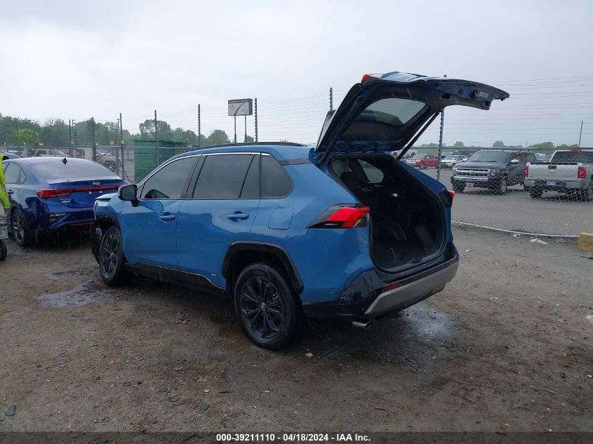 2022 Toyota Rav4 Se Hybrid VIN: 4T3T6RFV2NU081508 Lot: 39211110