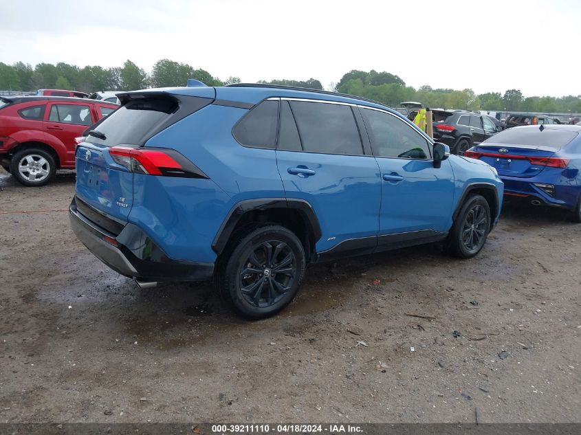 2022 TOYOTA RAV4 SE HYBRID - 4T3T6RFV2NU081508