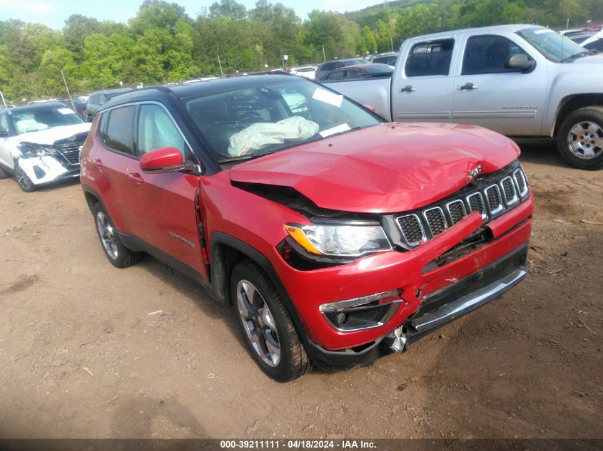 2018 Jeep Compass Limited 4X4 VIN: 3C4NJDCB2JT397903 Lot: 39211111