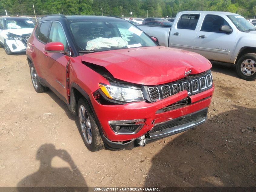 2018 Jeep Compass Limited 4X4 VIN: 3C4NJDCB2JT397903 Lot: 39211111