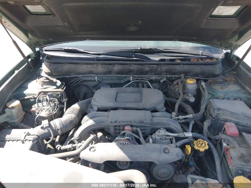 2010 Subaru Outback 2.5I Premium VIN: 4S4BRBCC8A3337835 Lot: 39211118