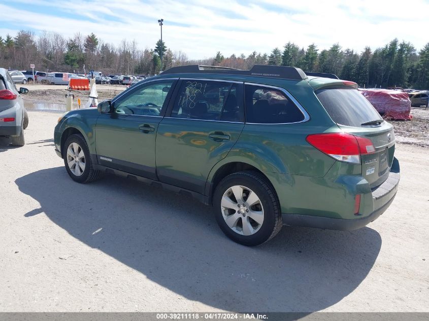 2010 Subaru Outback 2.5I Premium VIN: 4S4BRBCC8A3337835 Lot: 39211118