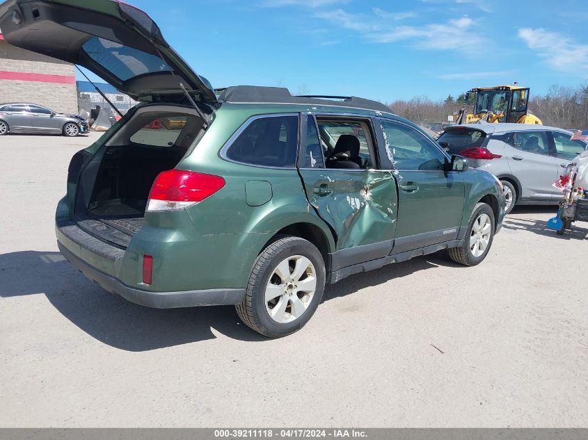 2010 Subaru Outback 2.5I Premium VIN: 4S4BRBCC8A3337835 Lot: 39211118