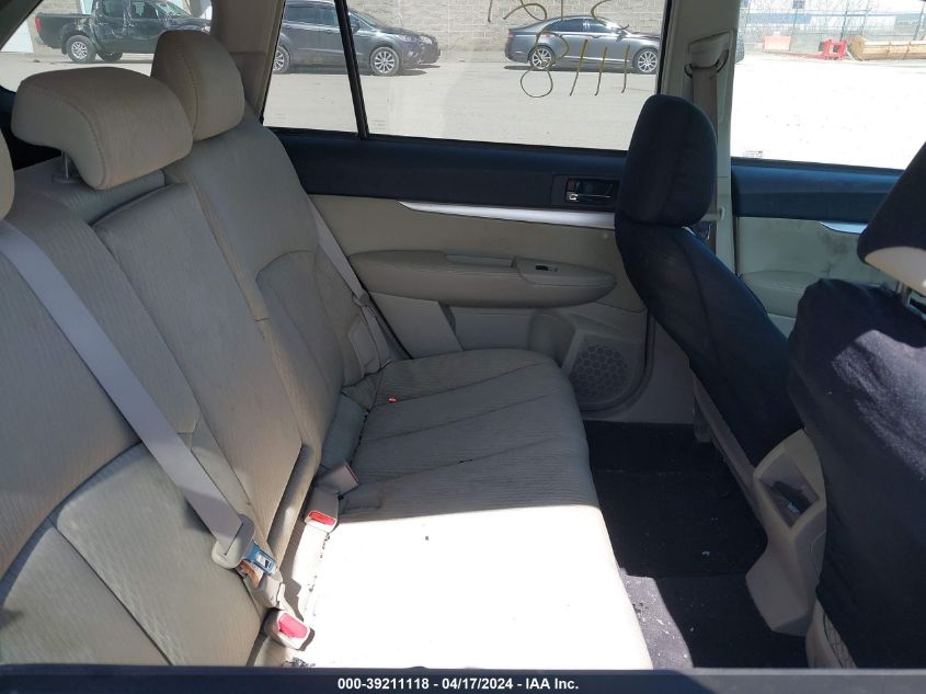 2010 Subaru Outback 2.5I Premium VIN: 4S4BRBCC8A3337835 Lot: 39211118